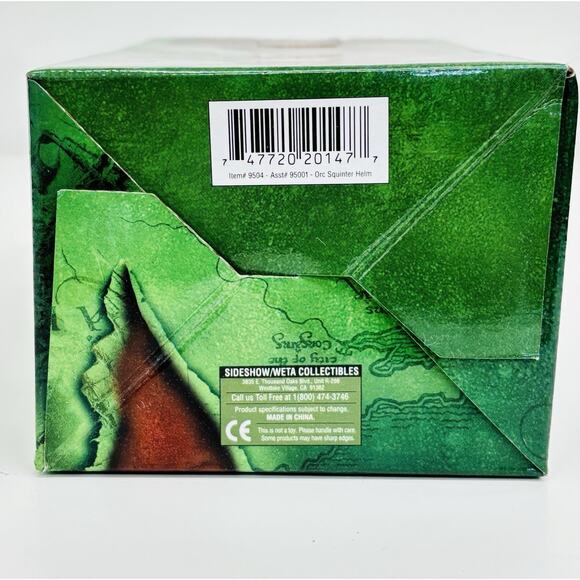 Sideshow Weta Orc Squinter 1:4 Helm Lord of the Rings Fellowship of the Ring New - Picture 8 of 8